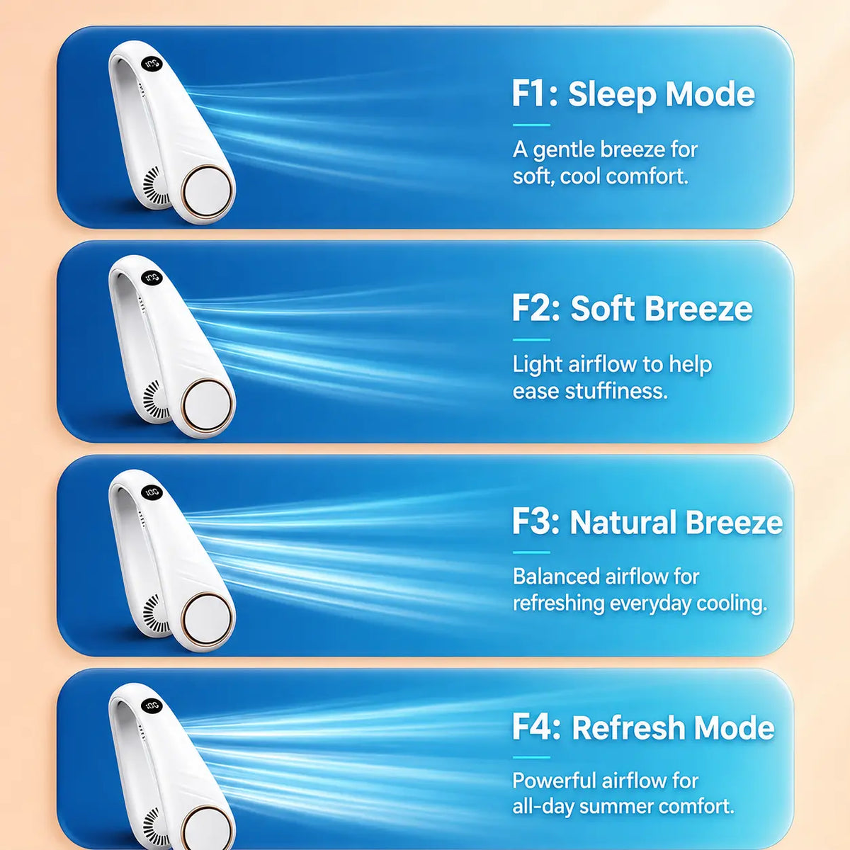Calmonia™ Portable Neck Fan
