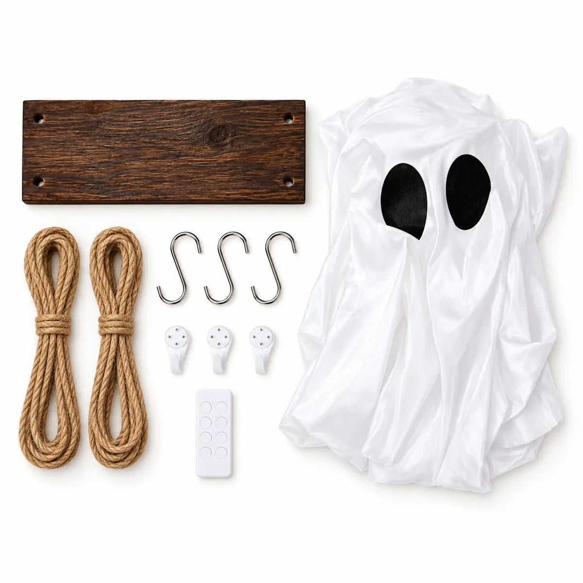 Glowing Ghost Swing Halloween Decoration — 5FT LED Outdoor Yard Decor